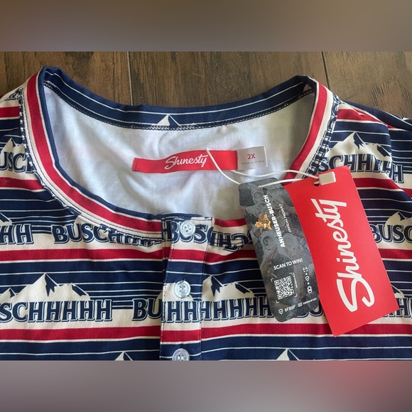 Shinesty Busch Beer men’s pajama set- NWT - Picture 5 of 5